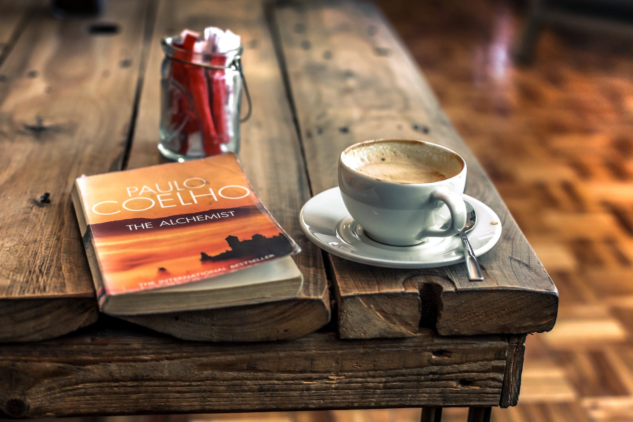 Coffee and a book in Swakopmund